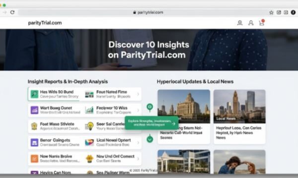 paritytrial.com - insight reports & local news